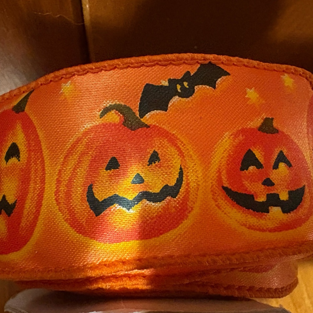 Halloween Pumpkin Ribbon